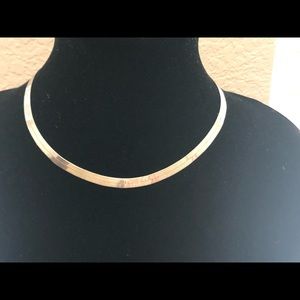 Sterling Silver Herringbone necklace 16”